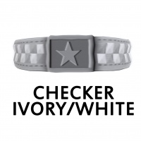 Checker Ivory/White