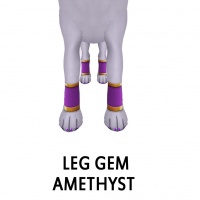 Leg Gem Amethyst