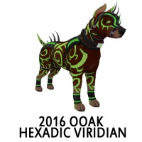 2016 OOAK Hexadic Viridian