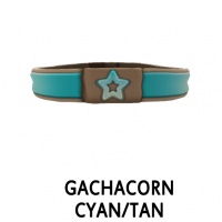 Gachacorn Cyan/Tan Collar