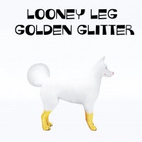 Looney Leg Golden Glitter