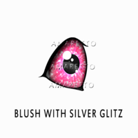 Blush with Silver Glitz