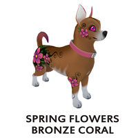 Spring Flowers Bronze Coral