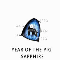 Year of the Pig - Sapphire