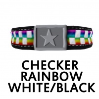 Checker Rainbow White/Black