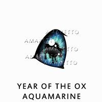 Year of the Ox - Aquamarine