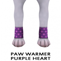 Paw Warmer Purple Heart