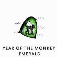 Year of the Monkey - Emerald