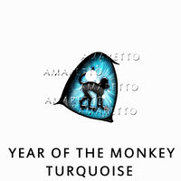 Year of the Monkey - Turquoise