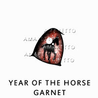 Year of the Horse - Garnet