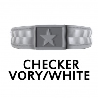 Checker Ivory/White