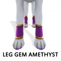 Leg Gem Amethyst