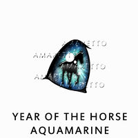 Year of the Horse - Aquamarine