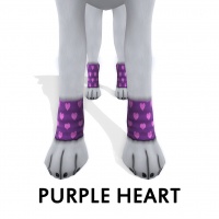 Paw Warmer Purple Heart