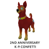 2nd Anniversary K-9 Confetti