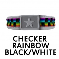 Checker Rainbow Black/White