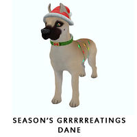 Season's Grrrreetings Dane