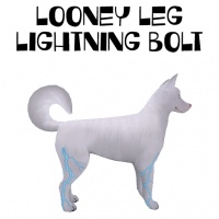 Looney Leg Lightning Bolt