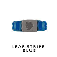 Leaf Stripe Blue Collar