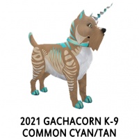 2021 Gachacorn K-9 - Common Cyan/Tan