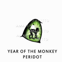 Year of the Monkey - Peridot