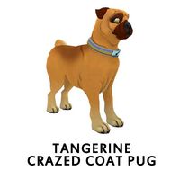 Tangerine Crazed Coat Pug