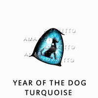 Year of the Dog - Turquoise