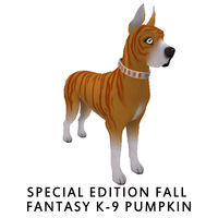 Special Edition Fall Fantasy K-9-Pumpkin