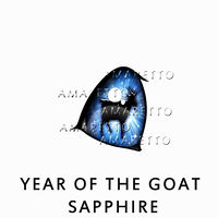 Year of the Goat - Sapphire