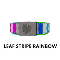 Leaf Stripe Rainbow Collar