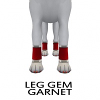 Leg Gem Garnet