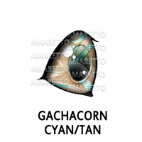 Gachacorn Cyan/Tan Eye