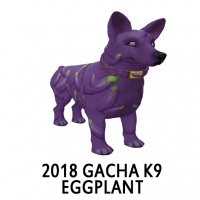 2018 Gacha K-9 Eggplant