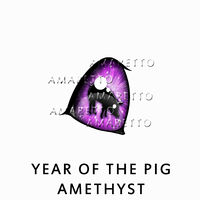 Year of the Pig - Amethyst