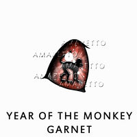 Year of the Monkey - Garnet