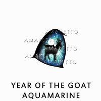 Year of the Goat - Aquamarine