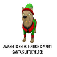 Amaretto Retro Edition K-9 2011- Santa's Little Yelper