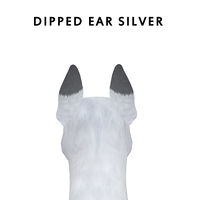 Dipped Ear Silver