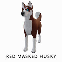 Red Masked Husky