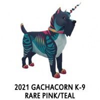 2021 Gachacorn K-9 - Rare Pink/Teal