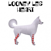 Looney Leg Heart