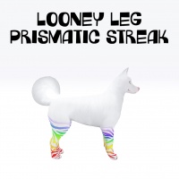 Looney Leg Prismatic Streak