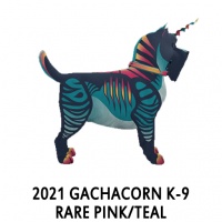 2021 Gachacorn K-9 - Rare Pink/Teal