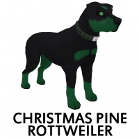 Christmas Pine Rottweiler