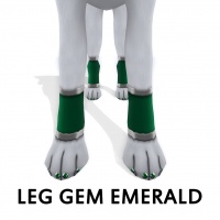 Leg Gem Emerald