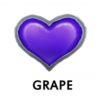 Heart- Grape