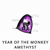 Year of the Monkey- Amethyst